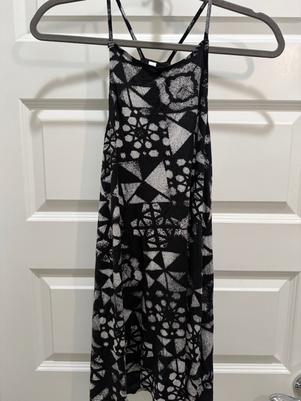 RVCA Black and White Dress